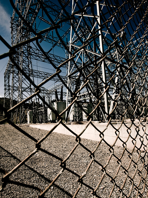 Substation fencing